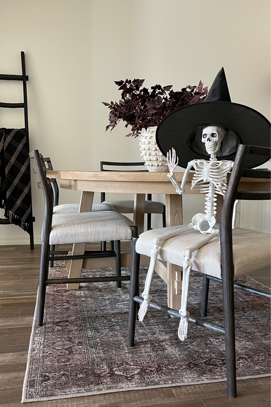 Halloween. Skeleton. Witches. Decor. Neutral. Minimal. Home. Dining room. Kitchen. Table. Warm tones.

#LTKHalloween #LTKSeasonal #LTKhome