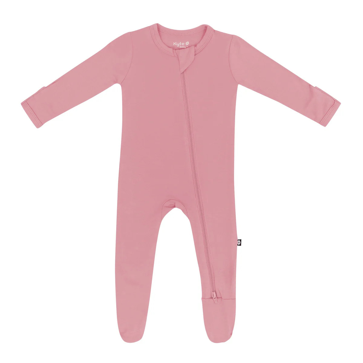 Zippered Footie in Sakura | Kyte BABY