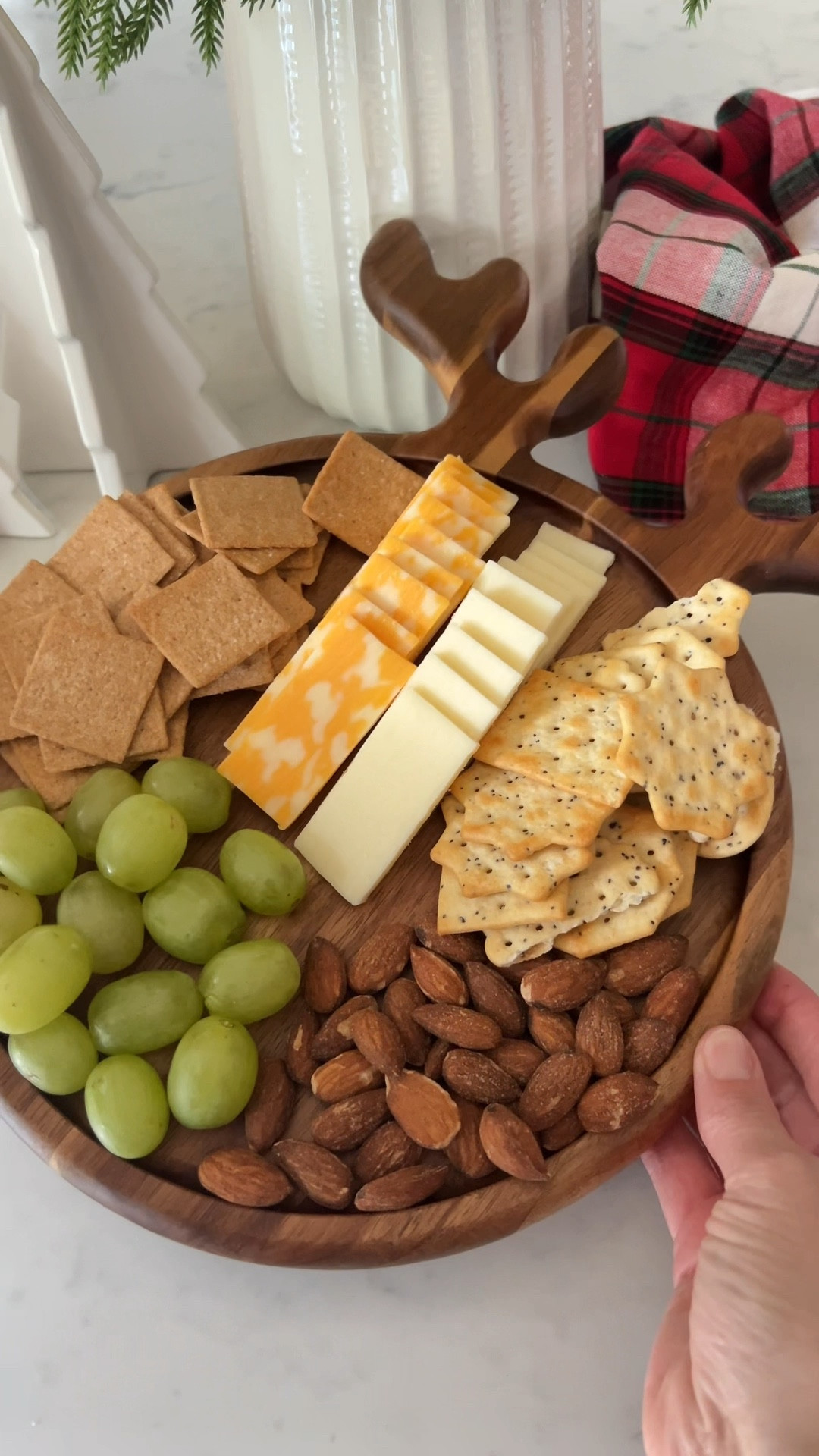 Found the perfect way to serve up cheese and holiday cheer! This reindeer tray is seriously doing the most, especially for serving charcuterie.

hostess essentials, holiday entertaining, hosting tips, kitchen essentials, table setting, tablescape inspo, serveware, party must haves

#LTKFindsUnder50 #LTKSeasonal #LTKHome