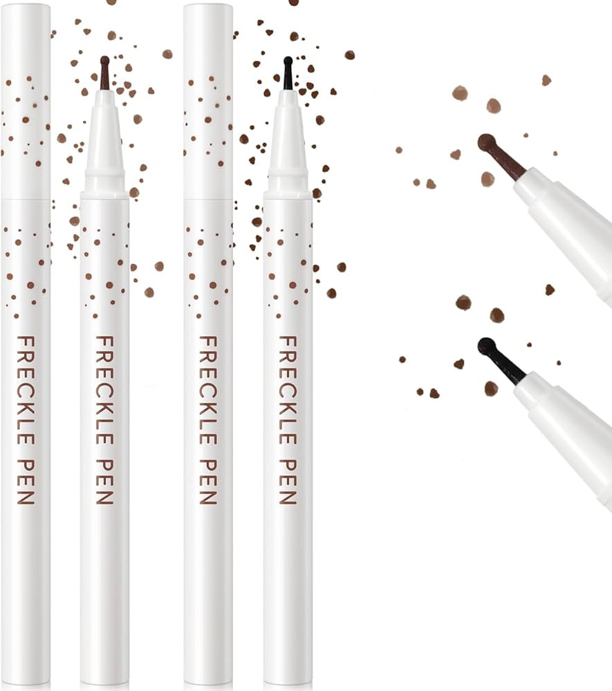 Amazon.com : HOSAILY 2 Colors Freckle Pen, Small Round Head Natural Lifelike Freckle Stamp Pen, W... | Amazon (US)
