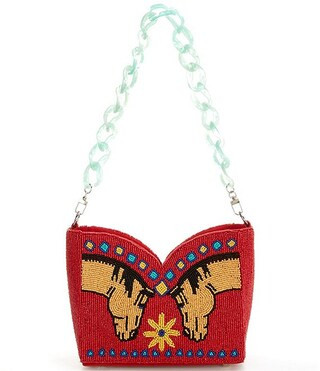 Double D Ranch Horse Talk Novelty Beaded Bag | Dillard's | Dillard's