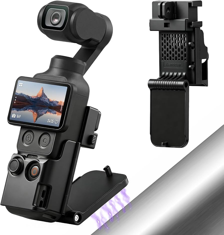 AMAZEAR Magnetic Mount Stand Compatible with DJI Osmo Pocket 4/3/Xtra Muse, Pocket4 Accessories A... | Amazon (US)