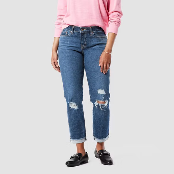 DENIZEN® from Levi's® Women's Mid-Rise Slim Cropped Boyfriend Jeans | Target