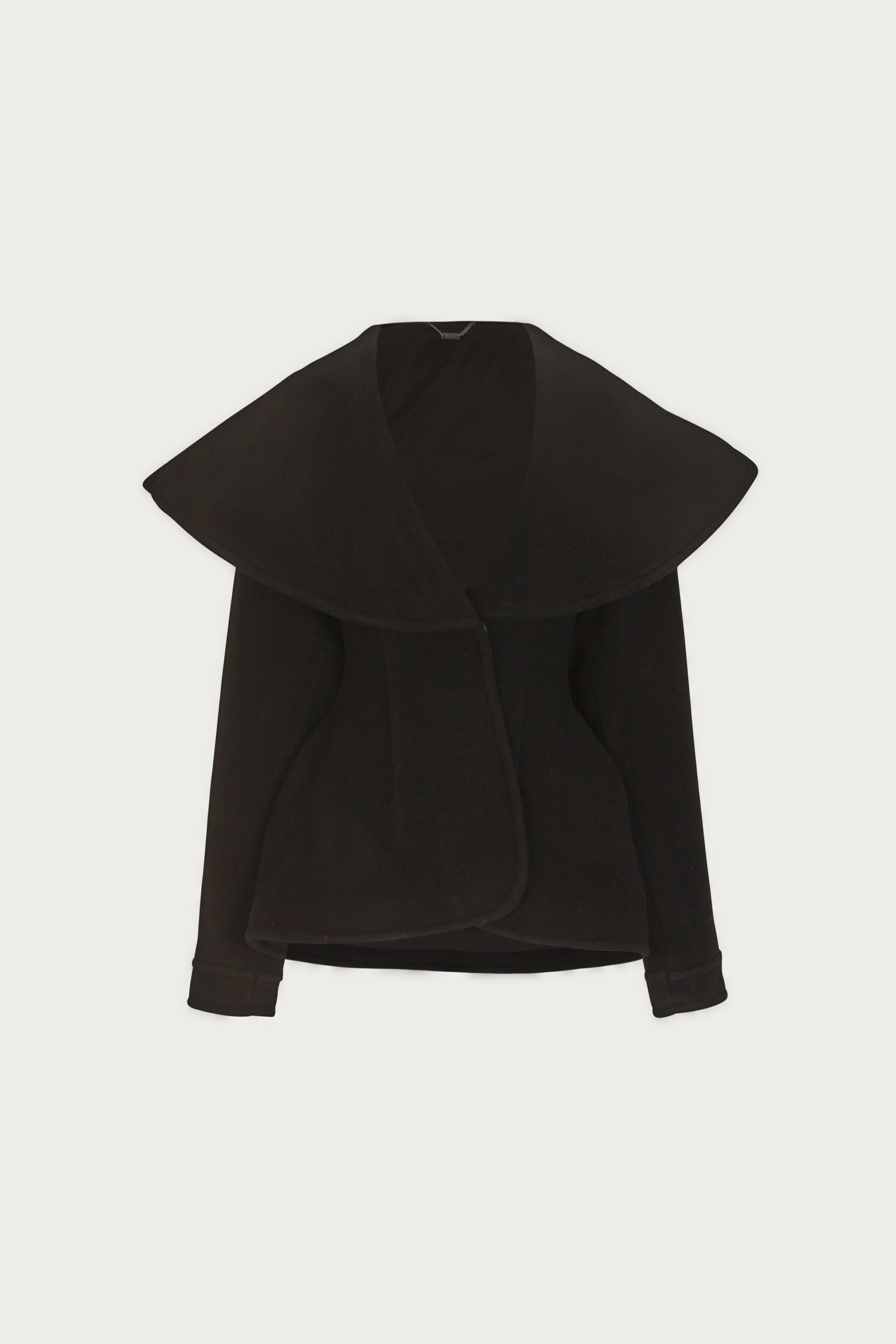Short Wool Coat (Black) | SAME