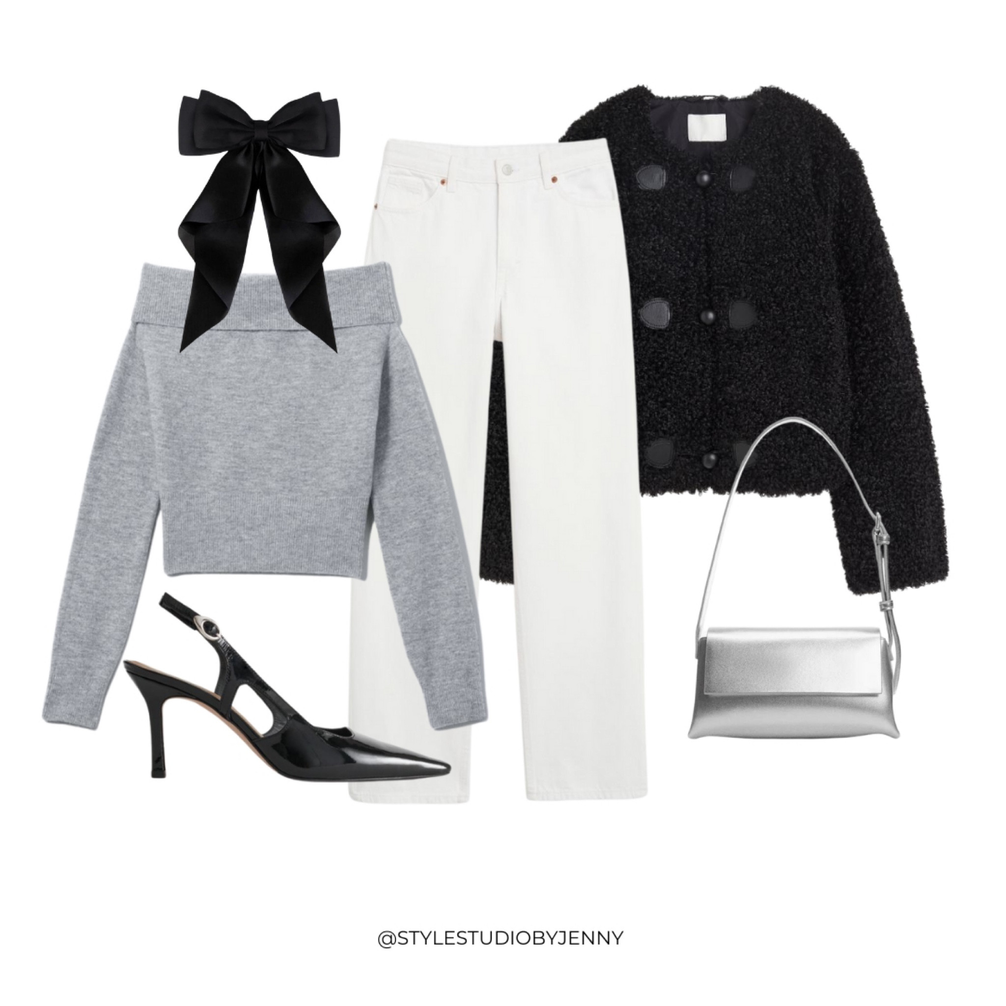 White jeans outfit 🤍 

LTKFestiveSaleUK #LTKparties #LTKfindsunder50