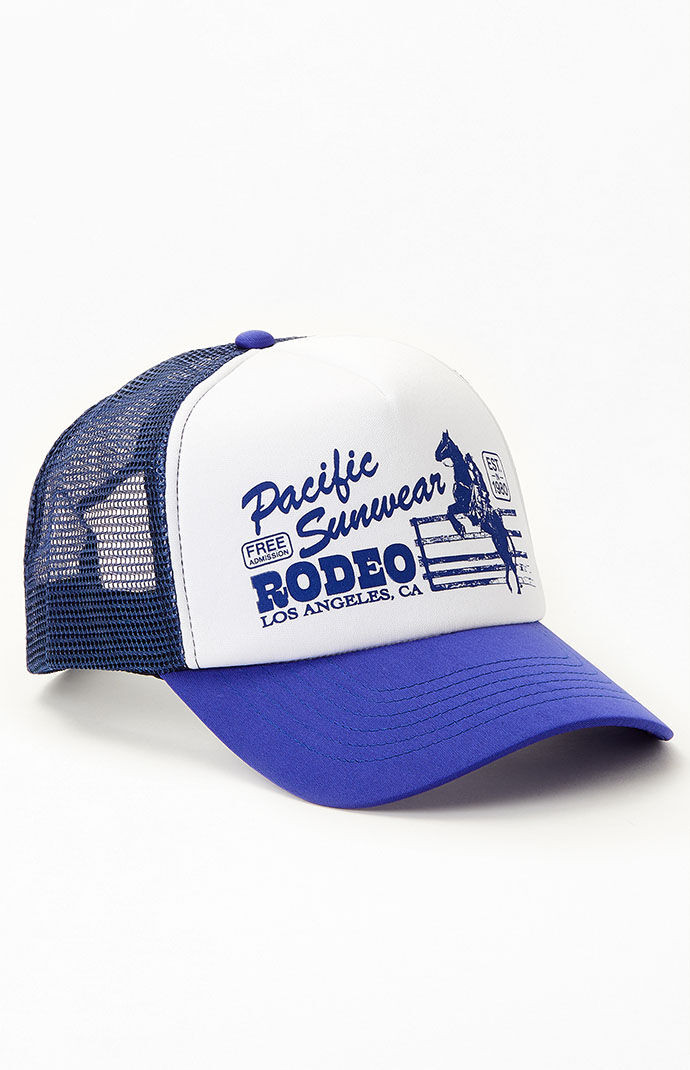 PacSun Mens Pacific Sunwear Rodeo Trucker Hat - Blue | PacSun