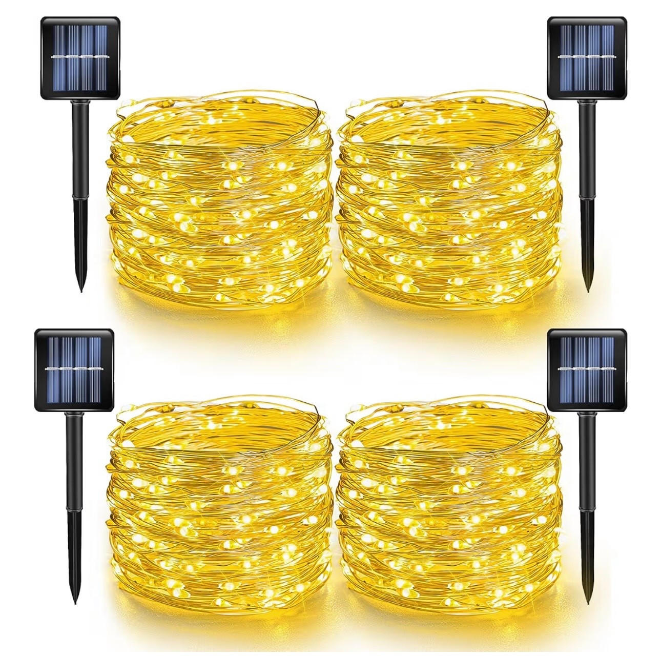 Solar power Christmas lights. 4 pk under $20 🎄✨

#LTKSeasonal #LTKHome #LTKHoliday