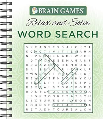 Brain Games - Relax and Solve: Word Search (Green) | Amazon (US)