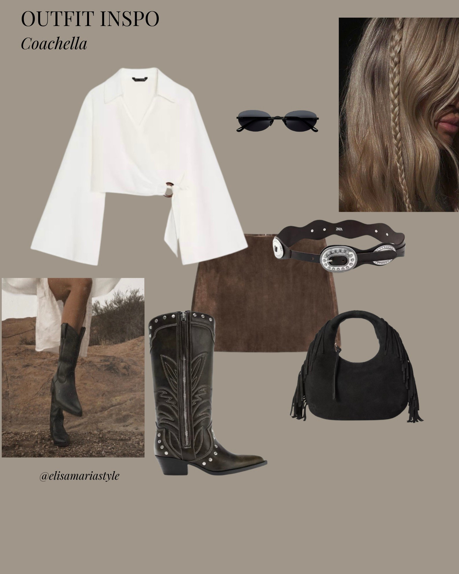 Festival outfit idea 🤎

#LTKbag #LTKshoes #LTKfestival