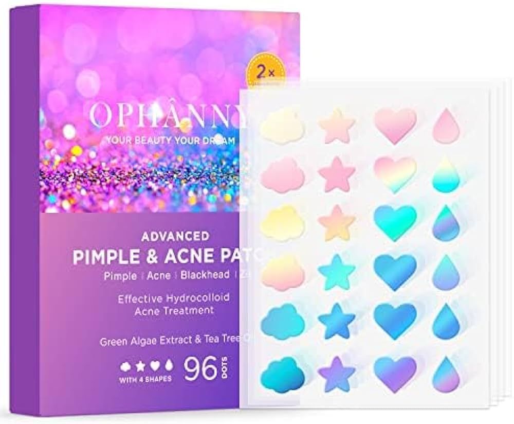 Pimple Patches Cute, Acne Patches For Face, Hydrocolloid Patch For Blemish Patches, Skin Care For... | Amazon (US)