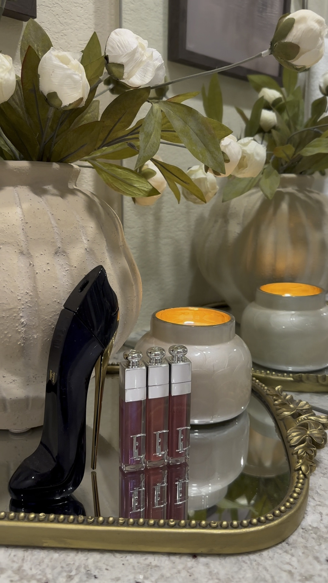 Shop vanity tray 

#LTKhome #LTKVideo