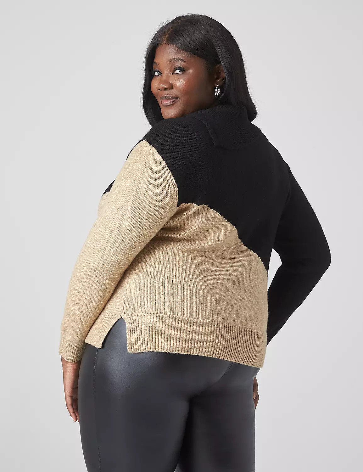 Classic Split-Cowlneck Pullover Sweater | LaneBryant | Lane Bryant (US)