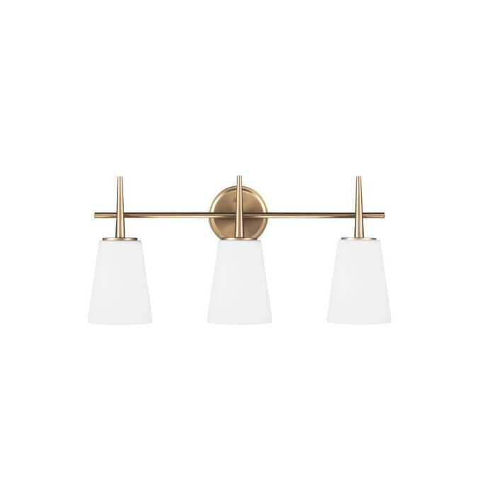 Sea Gull Lighting 24.5 3-Light Bronze Modern/Contemporary Vanity Light Lowes.com | Lowe's