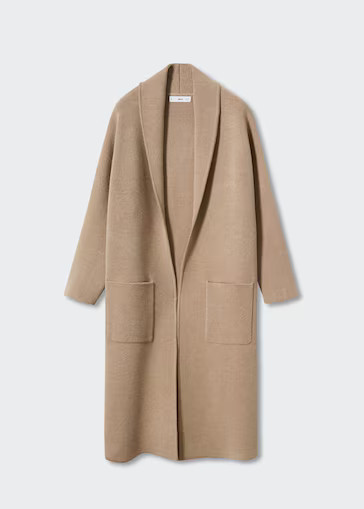 Oversized coat with pockets -  Women | Mango USA | MANGO (US)