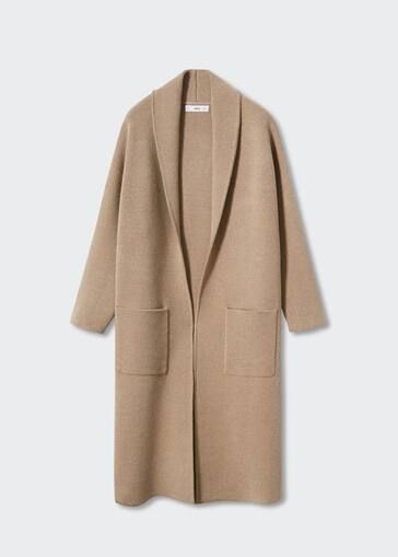 Oversized coat with pockets -  Women | Mango USA | MANGO (US)
