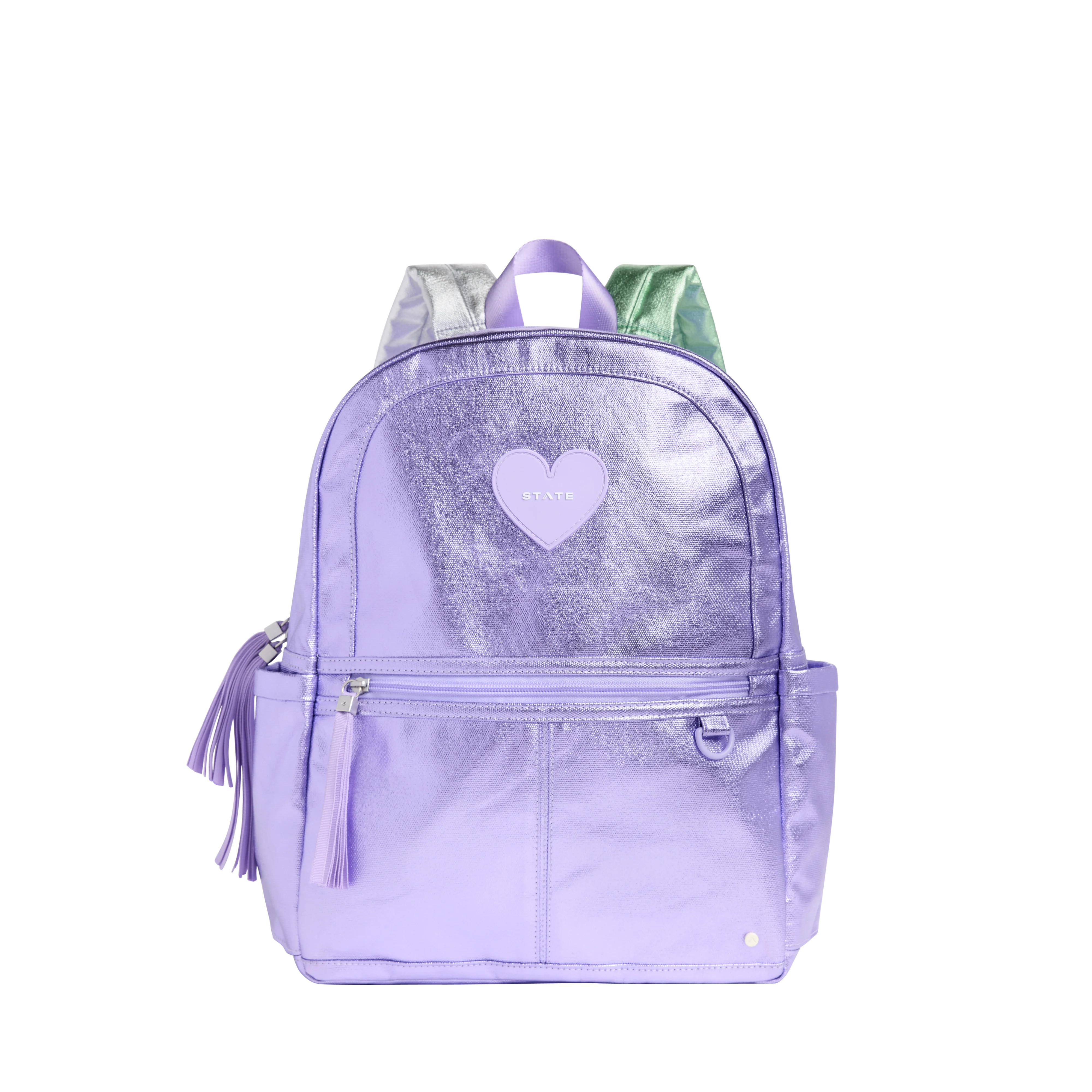 STATE Bags | Kane Double Pocket Backpack Lilac | Back to School | Travel Backpack | STATE Bags