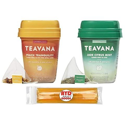 Amazon.com : Teavana Tea Jade Citrus Mint and Peach Tranquility : Grocery & Gourmet Food | Amazon (US)