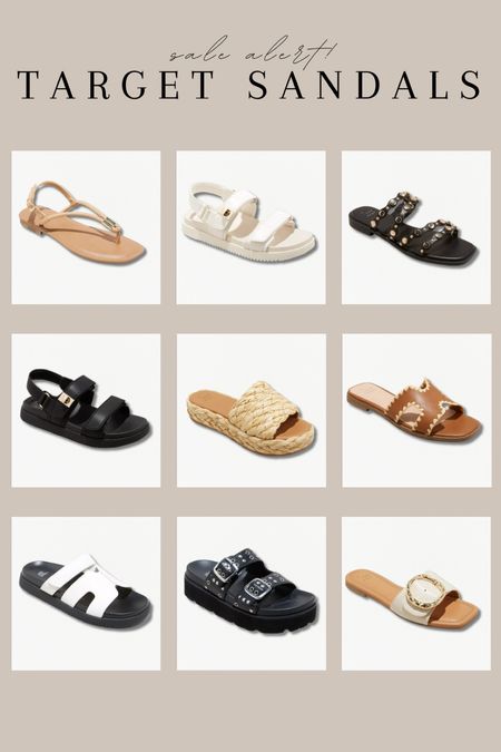 20% off Target sandals this week! 

sale alert
target finds
target shoes
summer style 

#LTKSaleAlert #LTKFindsUnder50 #LTKShoeCrush