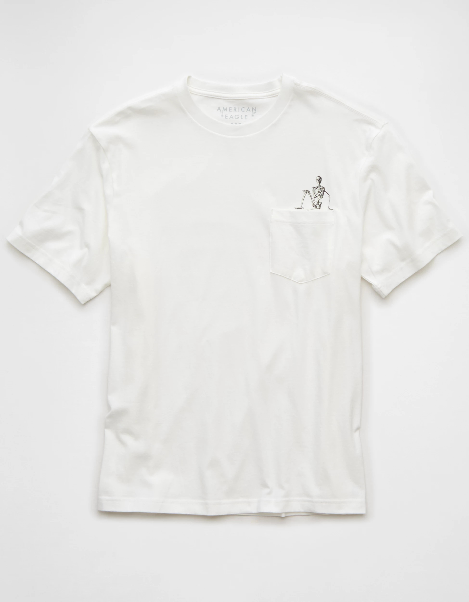 AE Skeleton Halloween Graphic T-Shirt | American Eagle Outfitters (US & CA)