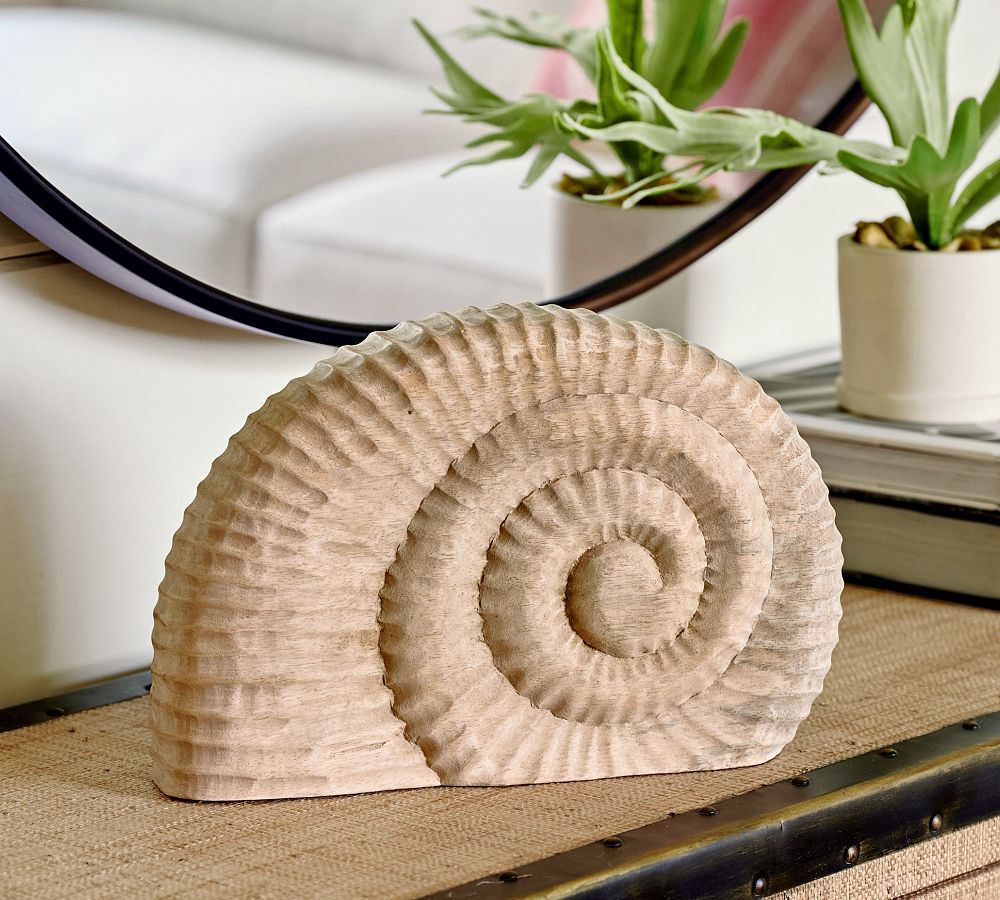 Carved Wood Shell | Pottery Barn (US)