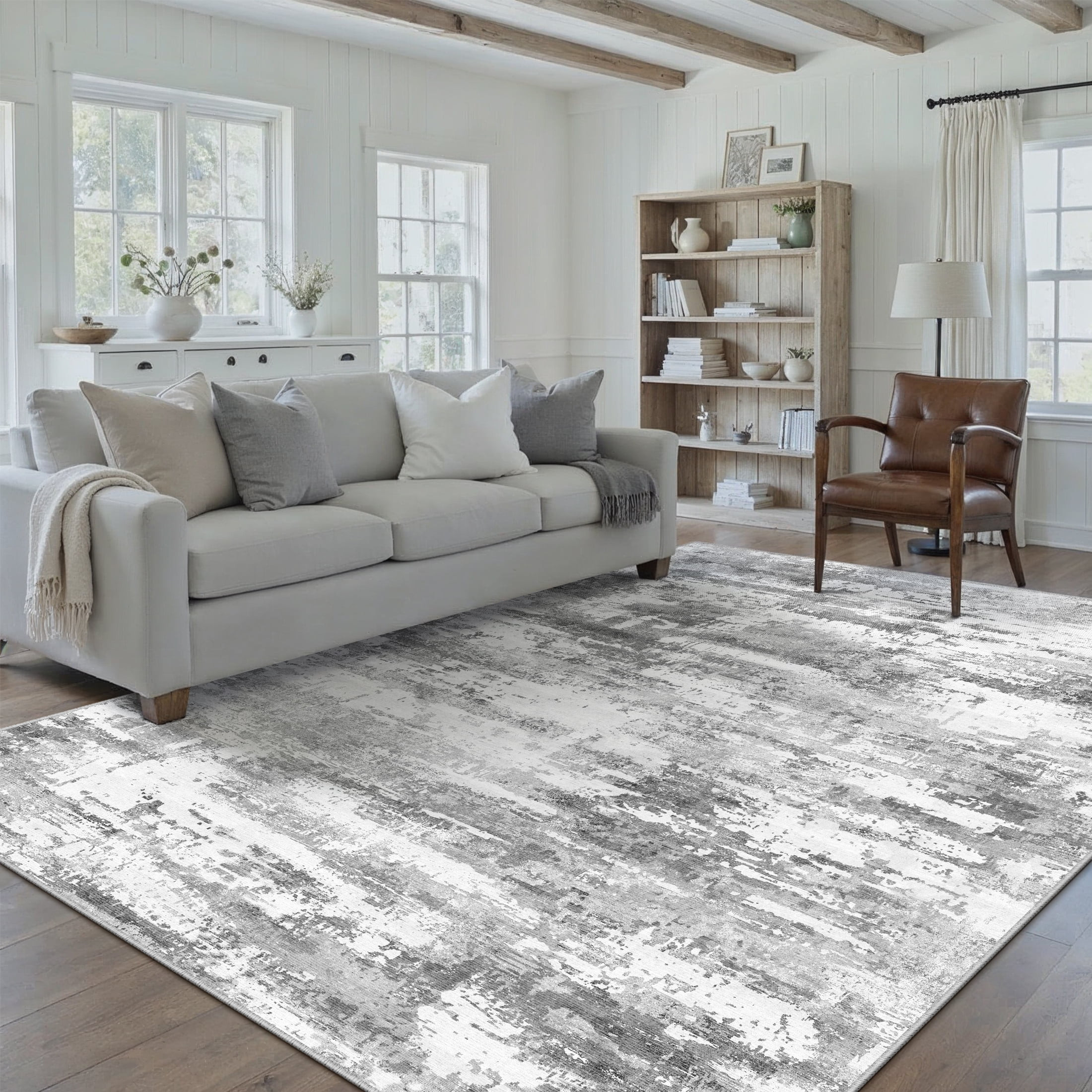 BERTHMEER 5'x7' Area Rugs for Living Room Bedroom Dining Room Office Farmhouse Abstract Modern Ru... | Walmart (US)
