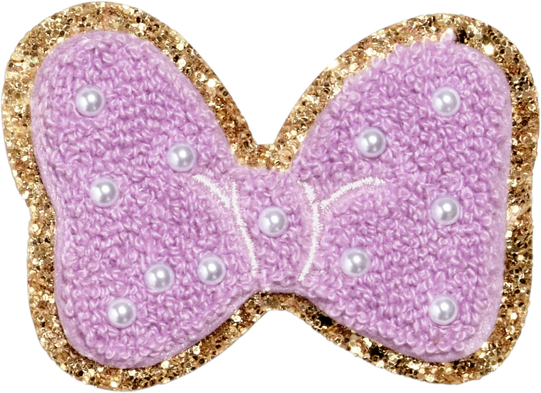 Grape Disney Minnie Mouse Pearl Bow Patch | Stoney Clover Lane