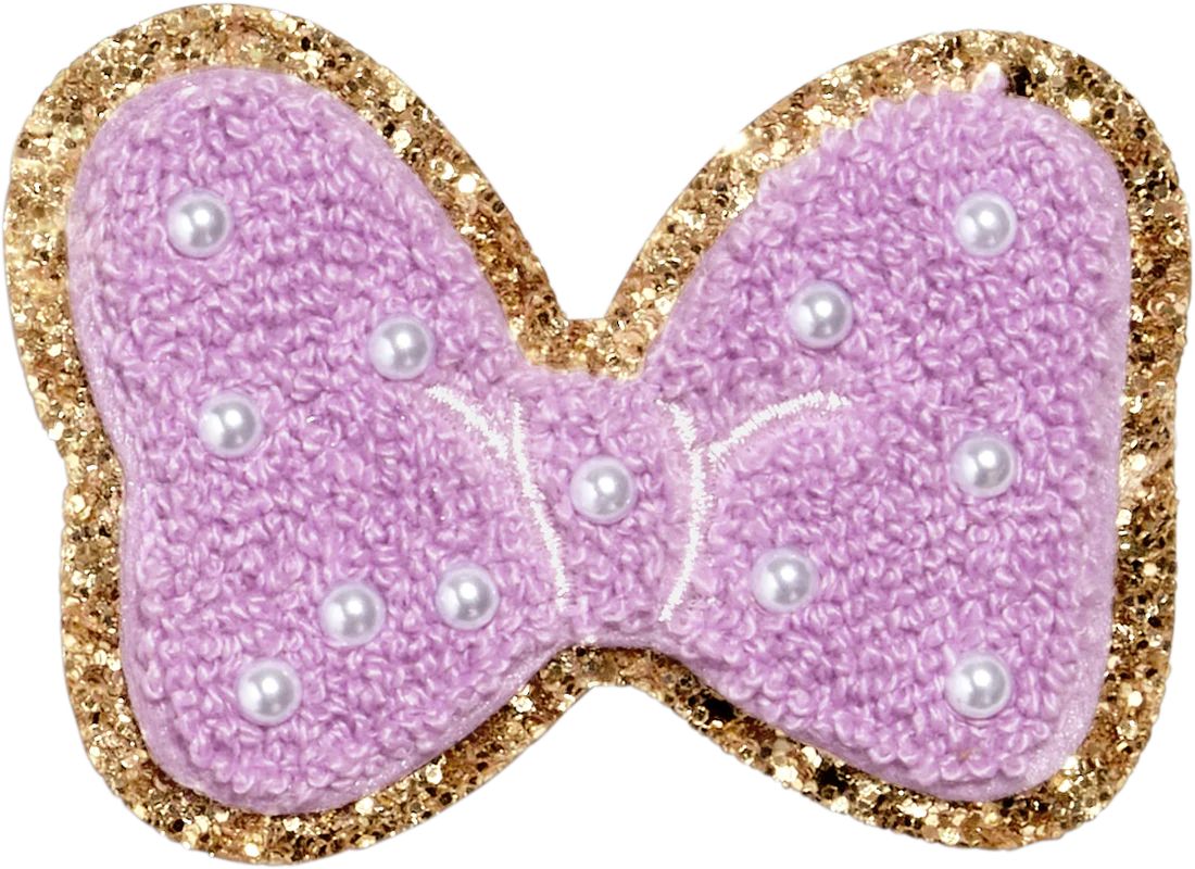 Grape Disney Minnie Mouse Pearl Bow Patch | Stoney Clover Lane