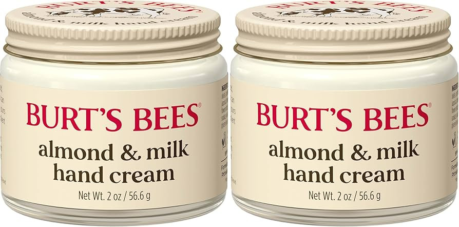 Burt's Bees 100% Natural Origin Almond & Milk Hand Cream with Sweet Almond Oil and Vitamin E, 57g... | Amazon (US)