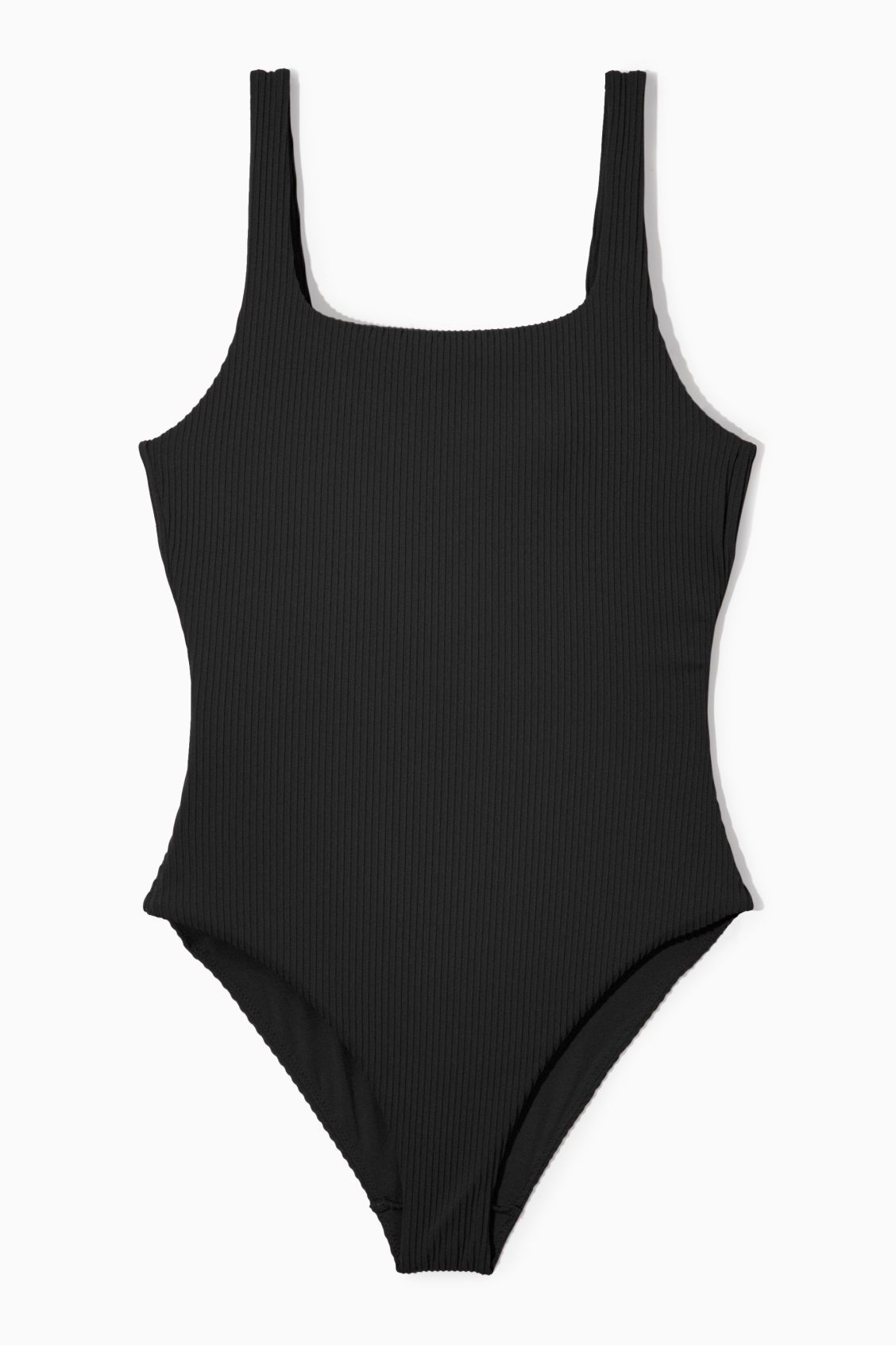 SQUARE-NECK RIBBED SWIMSUIT | COS (EU)