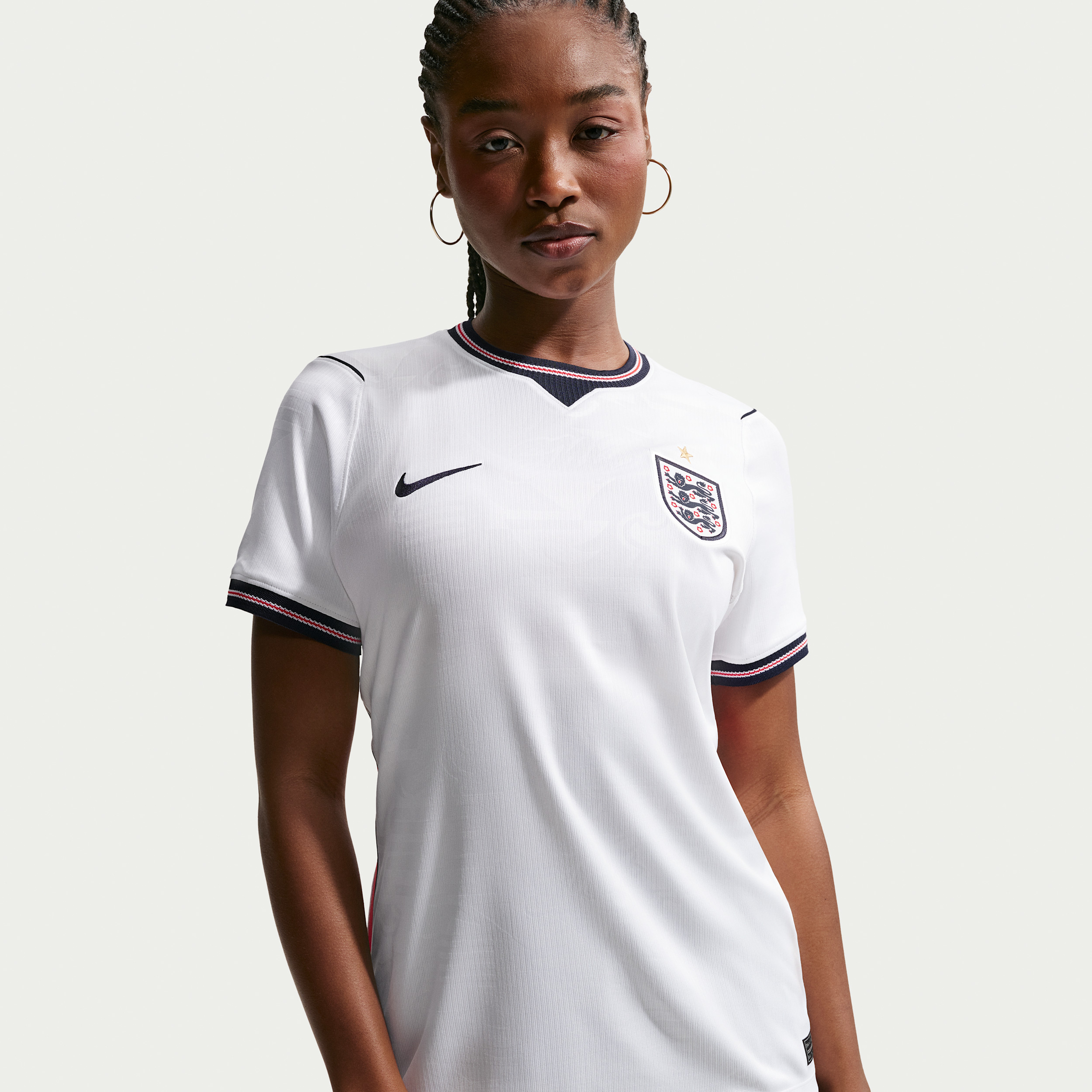 England National Team 2026 Stadium Home Nike Women's Dri-FIT Soccer Jersey in White | IB5306-100 | Nike (US)