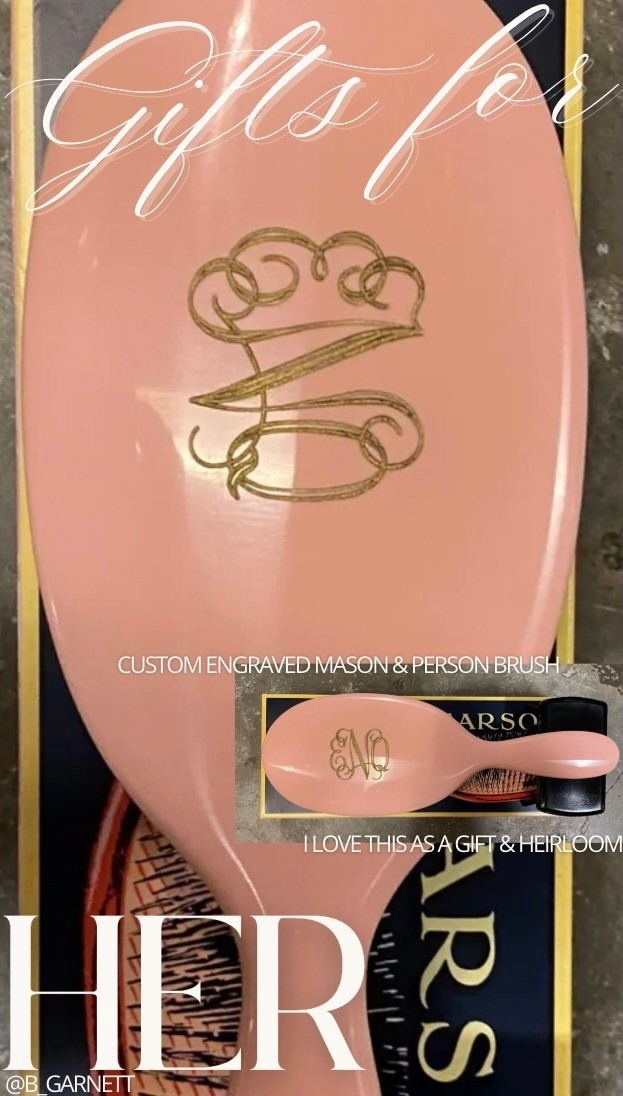 I live this gift idea for *her* (or for your best friend, your daughter, etc) it’s a customized Mason Pearson hairbrush. There are multiple options and you can do blue or black. 

Valentine’s Day gift | gifts for her | Galentines day gift idea | custom gift | gifts for her | gifts for mom | gifts for your daughter 

#LTKdayinmylife #LTKValentine #LTKselfcare