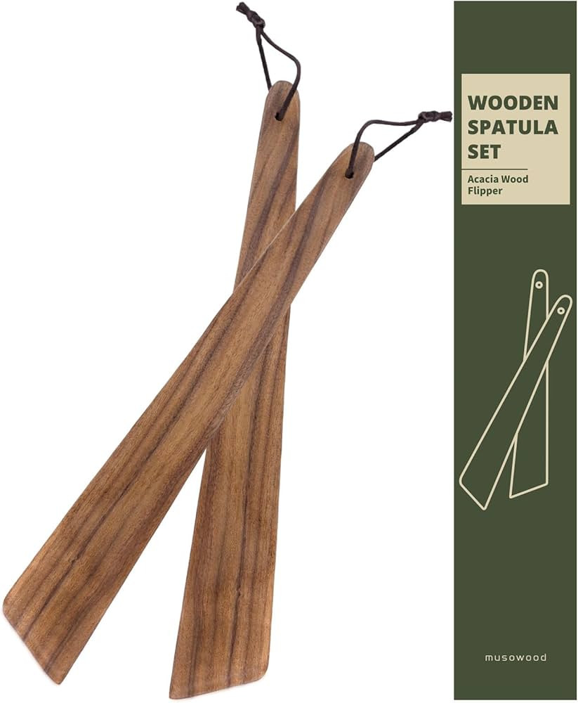 ✔️Healthy Cooking Utensil - Made of premium-quality solid acacia with excellent heat insulati... | Amazon (US)