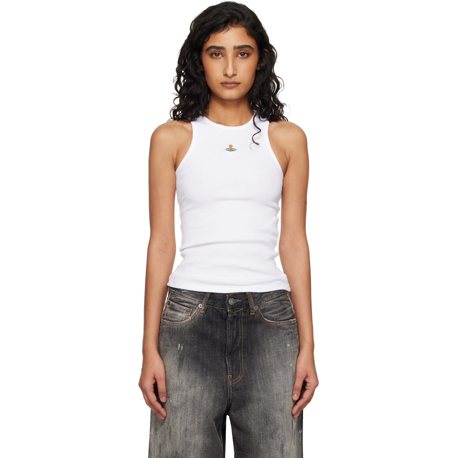 Vivienne Westwood White 90s Tank Top | SSENSE