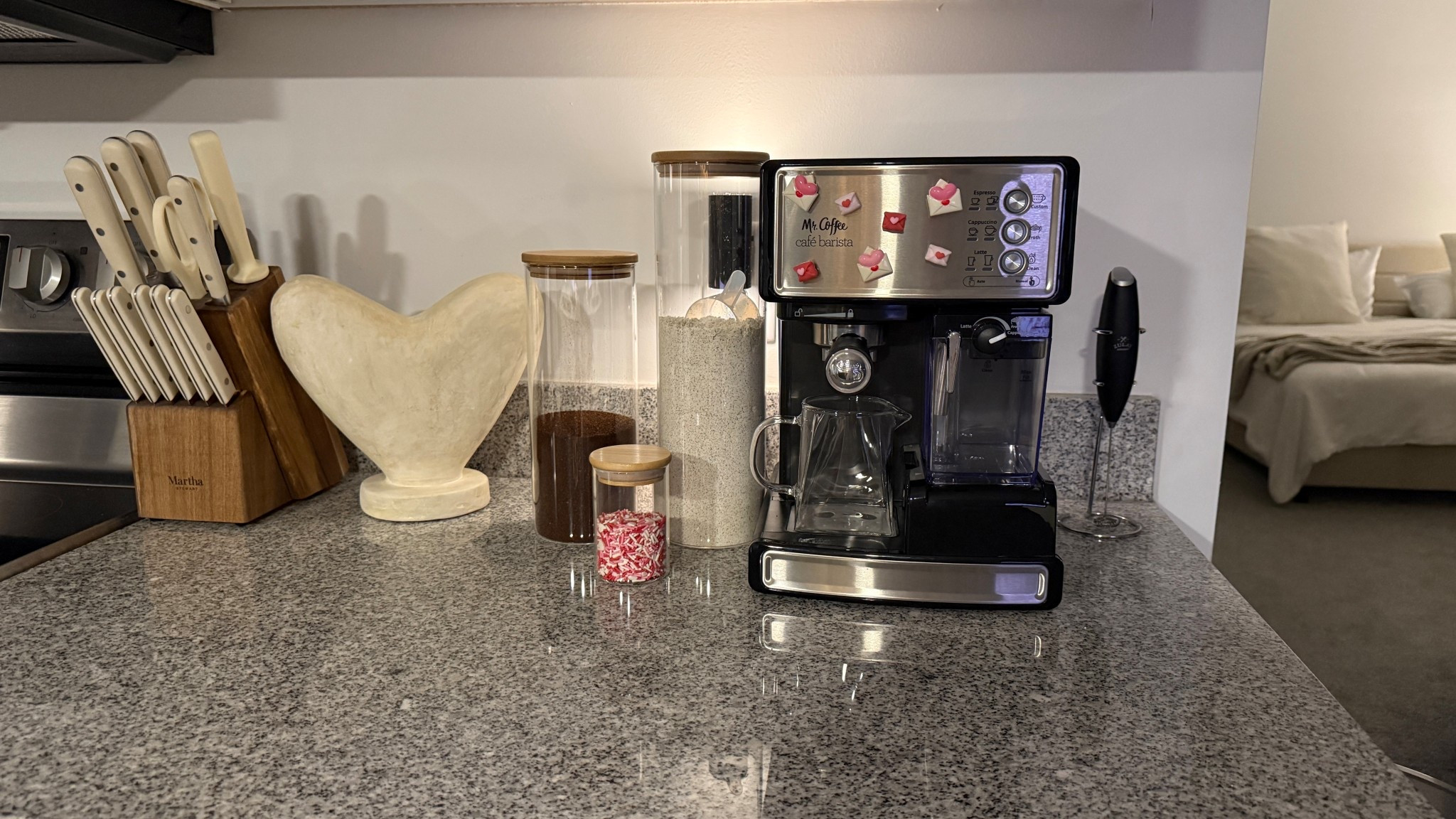 love my coffee bar setup! 💗