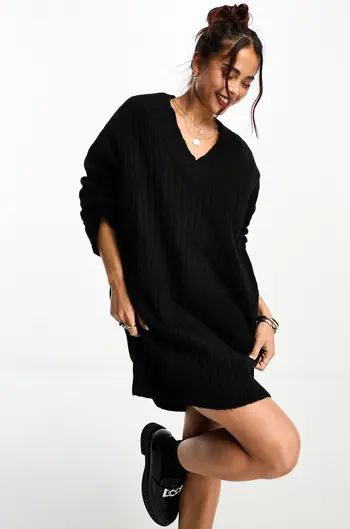 Long Sleeve Mini Sweater Dress | Nordstrom