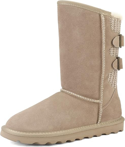DREAM PAIRS Women's Mid Calf Fashion Winter Snow Boots | Amazon (US)