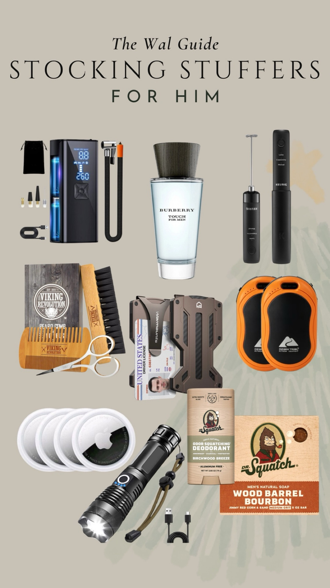 Stocking stuffers for men. 



#LTKGiftGuide #LTKMens #LTKHoliday