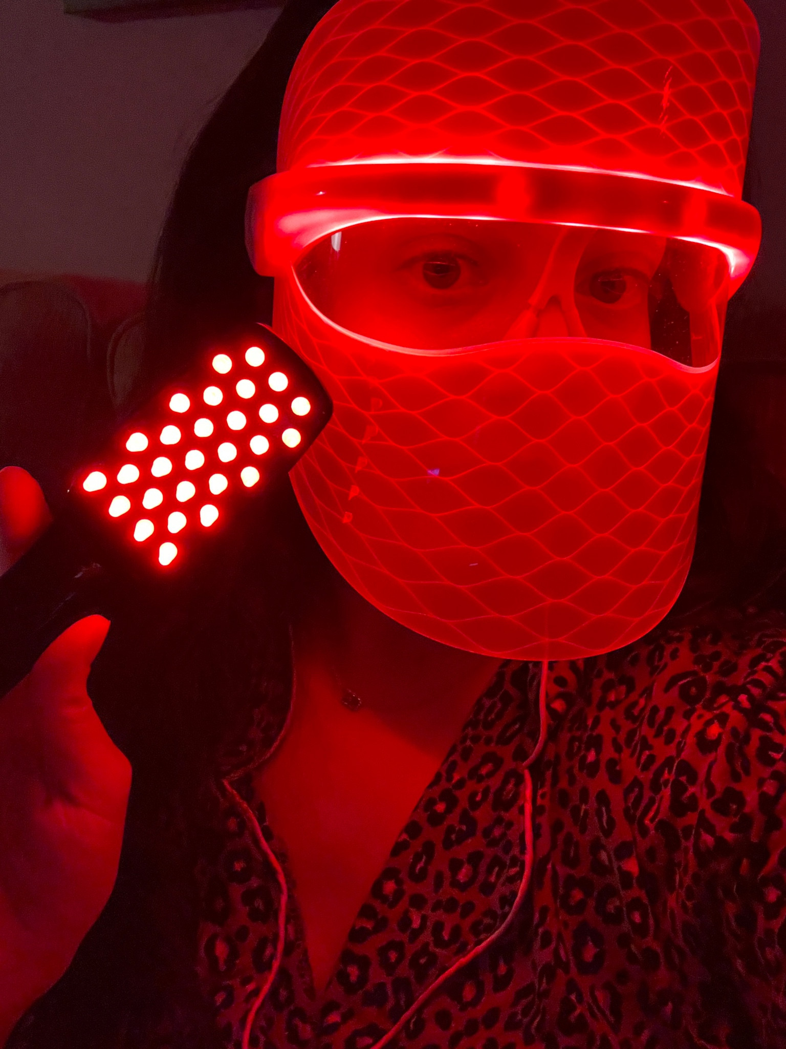 Red light therapy is in and i love it. My SkinGym LED mask has 3 lights— blue, yellow and red for different needs while my Solaris LED hairbrush promotes hair growth and scalp health. 

#LTKBeauty #LTKCyberWeek