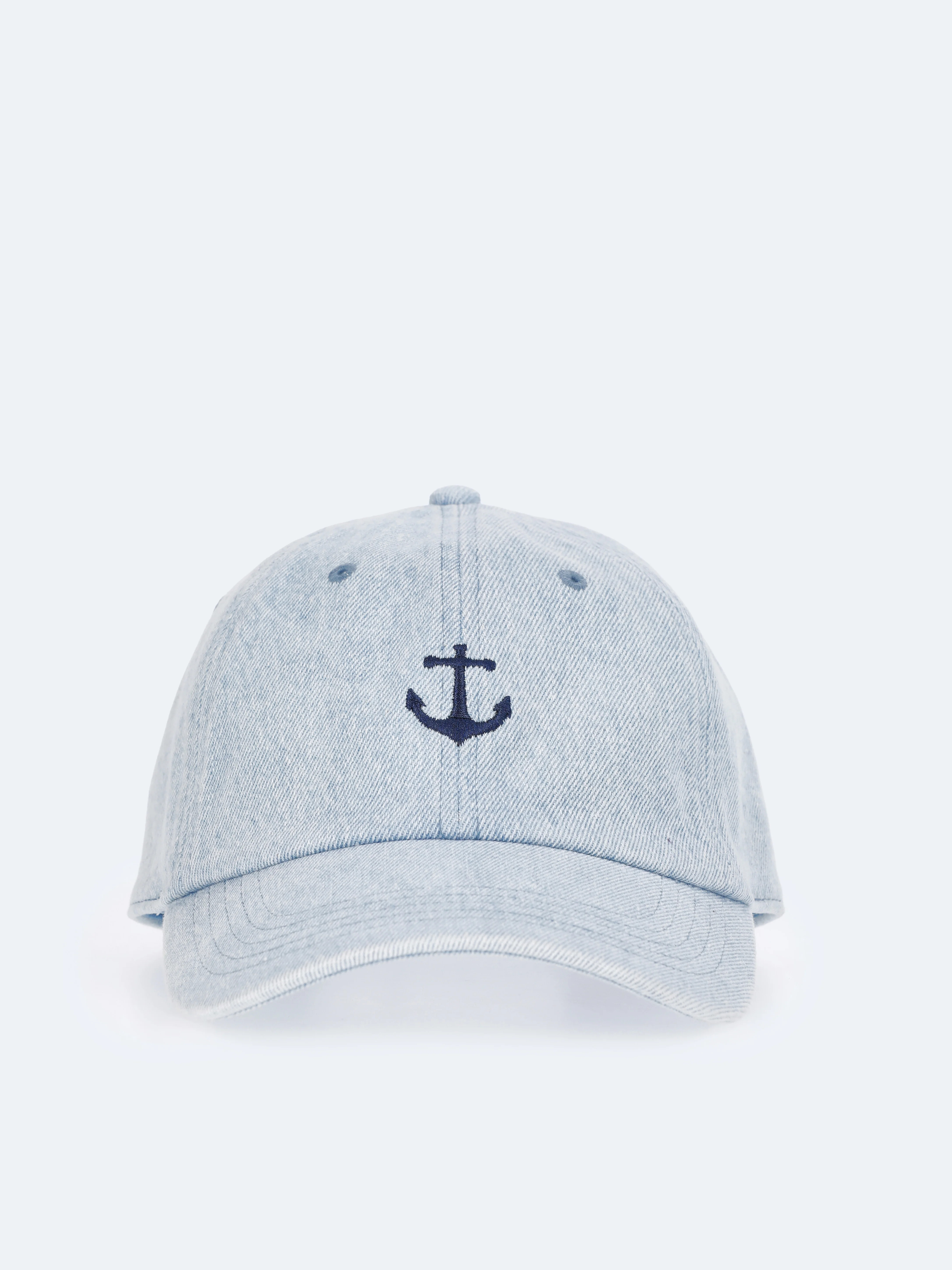 Time and Tru Women's Anchor Embroidered Baseball Hat, Blue | Walmart (US)