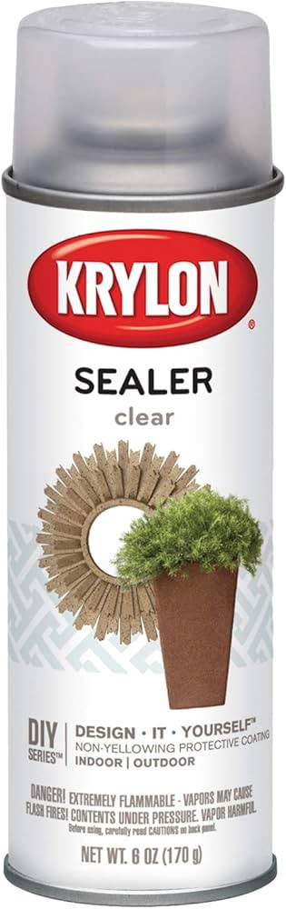 Krylon K18200007 Make It Last Clear Coat Sealer 6 Ounce | Amazon (US)