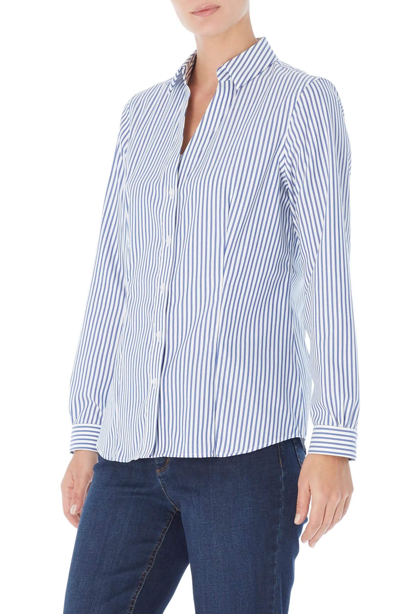 Stripe Easy Care Button-Up Shirt | Nordstrom