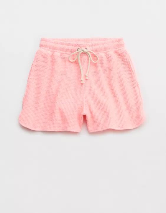 Aerie High Waisted LumberJane Waffle Short | American Eagle Outfitters (US & CA)
