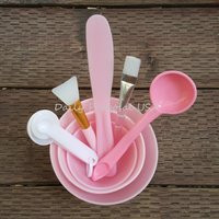 8 Piece Facial Kit + 10 Pieces Compressed Sheet Mask Mixing Bowls Spatula Brush Measuring Spoons Hom | Etsy (US)