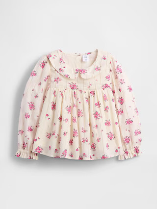 Baby & Toddler Puff-Sleeve Floral Top | Gap (US)