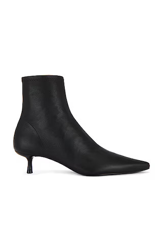 Joni Stretch Leather Ankle Boot | FWRD 