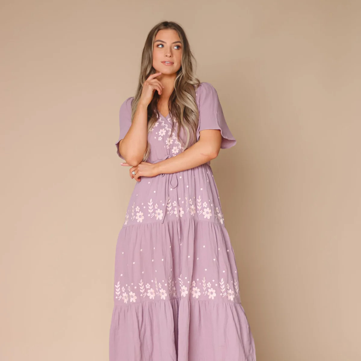 Shira Dress in Purple | FEHRNVI
