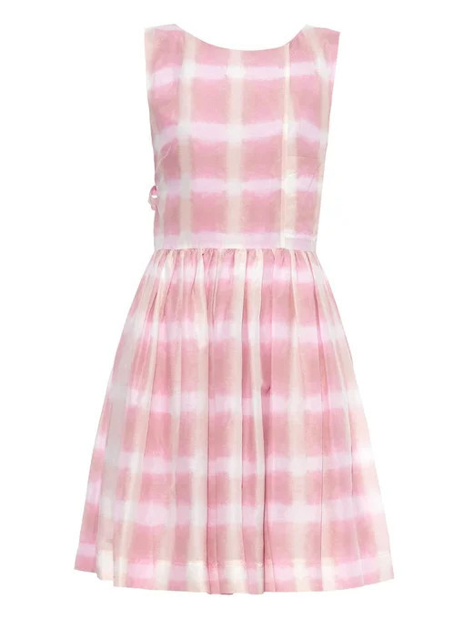 Blurred gingham-print dress | Matches (US)