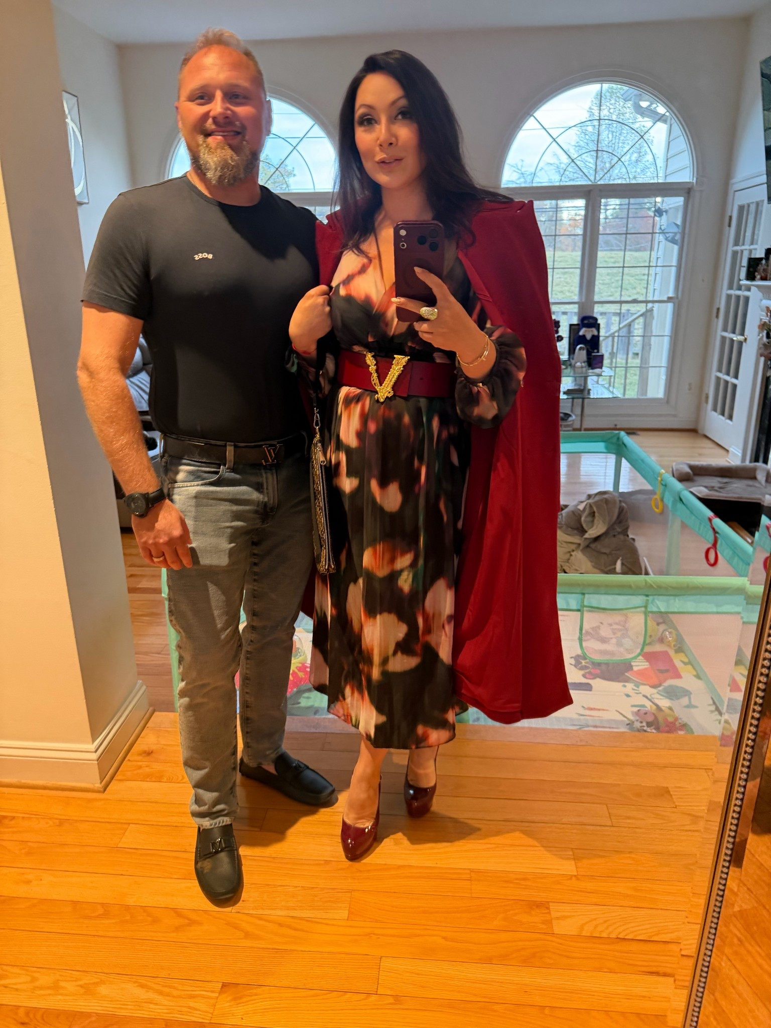 Found my DKNY dress on incredible doorbuster sale! Totally worth it! This would be a perfect Thanksgiving outfit with all the fall colors and room to eat! 

#LTKHoliday #LTKSeasonal #LTKSaleAlert