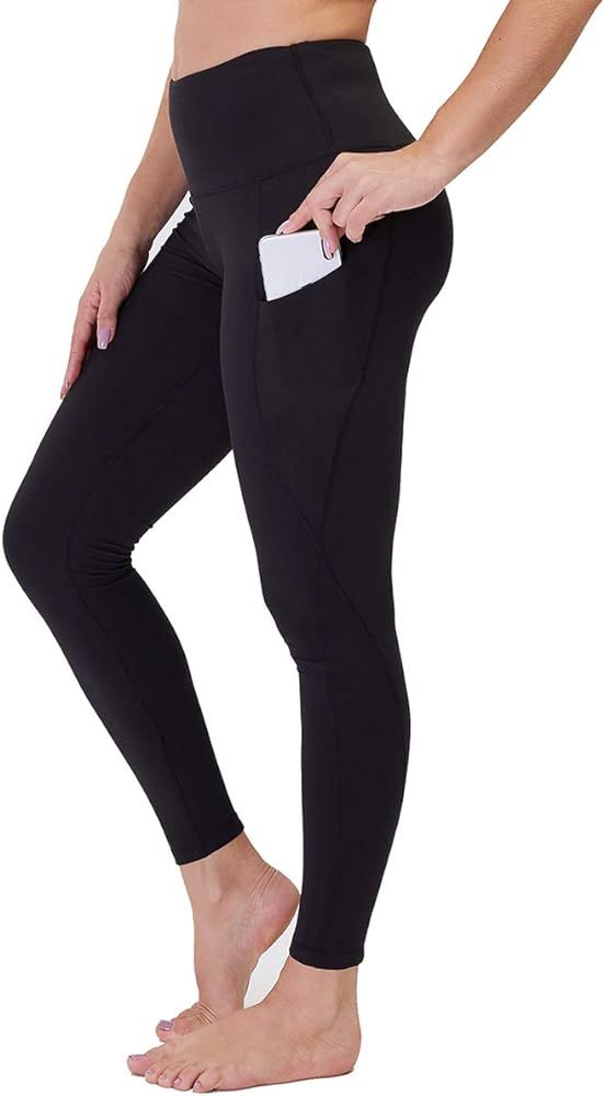 High Waist Yoga Pants with Pockets for Women - Soft Tummy Control 4 Way Stretch Leggings for Work... | Amazon (US)