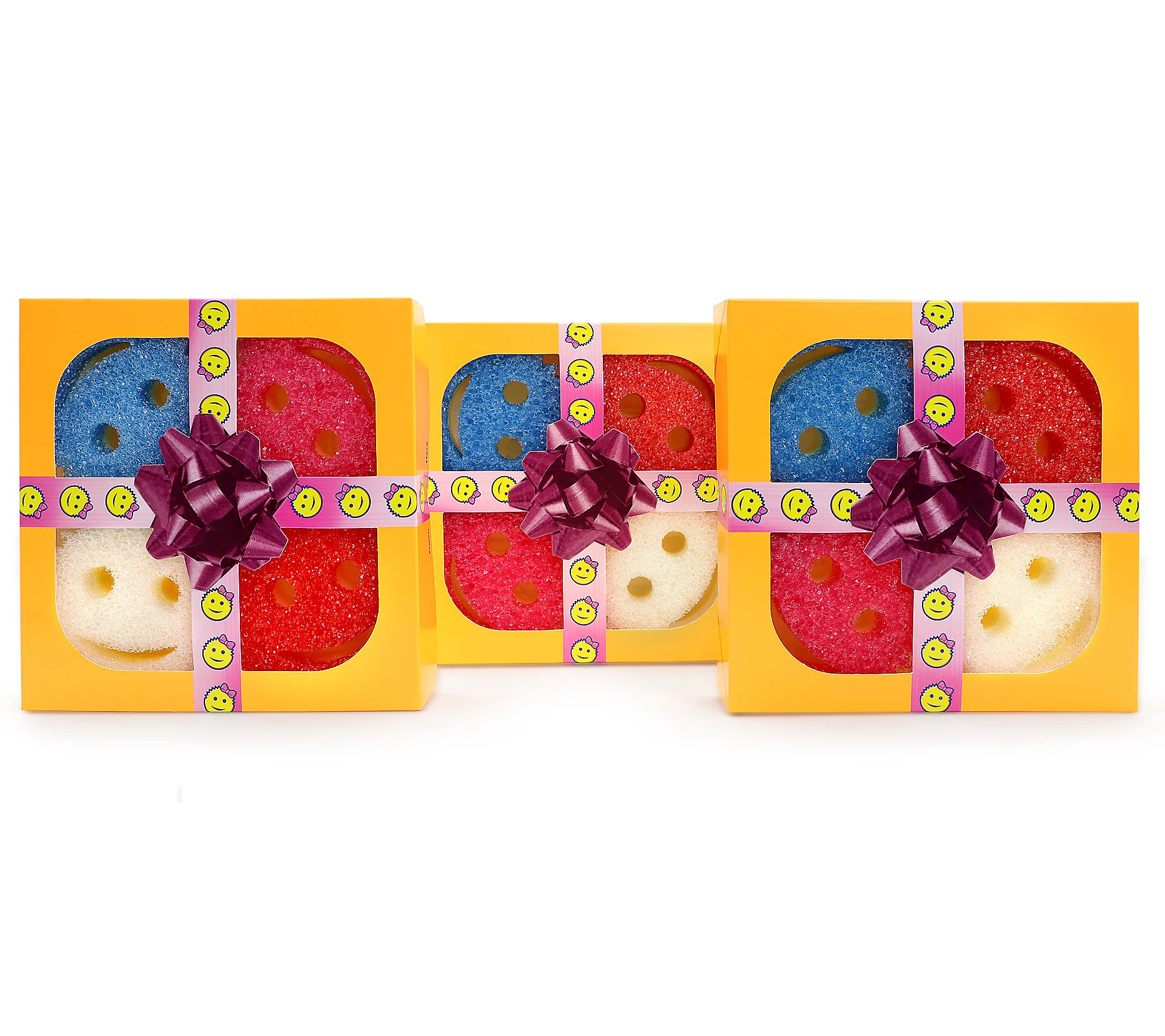 Scrub Mommy Set of (3) Multi-Color 4-PC Sponge Gift Sets | QVC